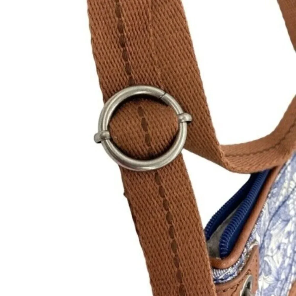 Sakroots Navy Blue Spirit Desert Floral Crossbody Trip Bag - Picture 6 of 16
